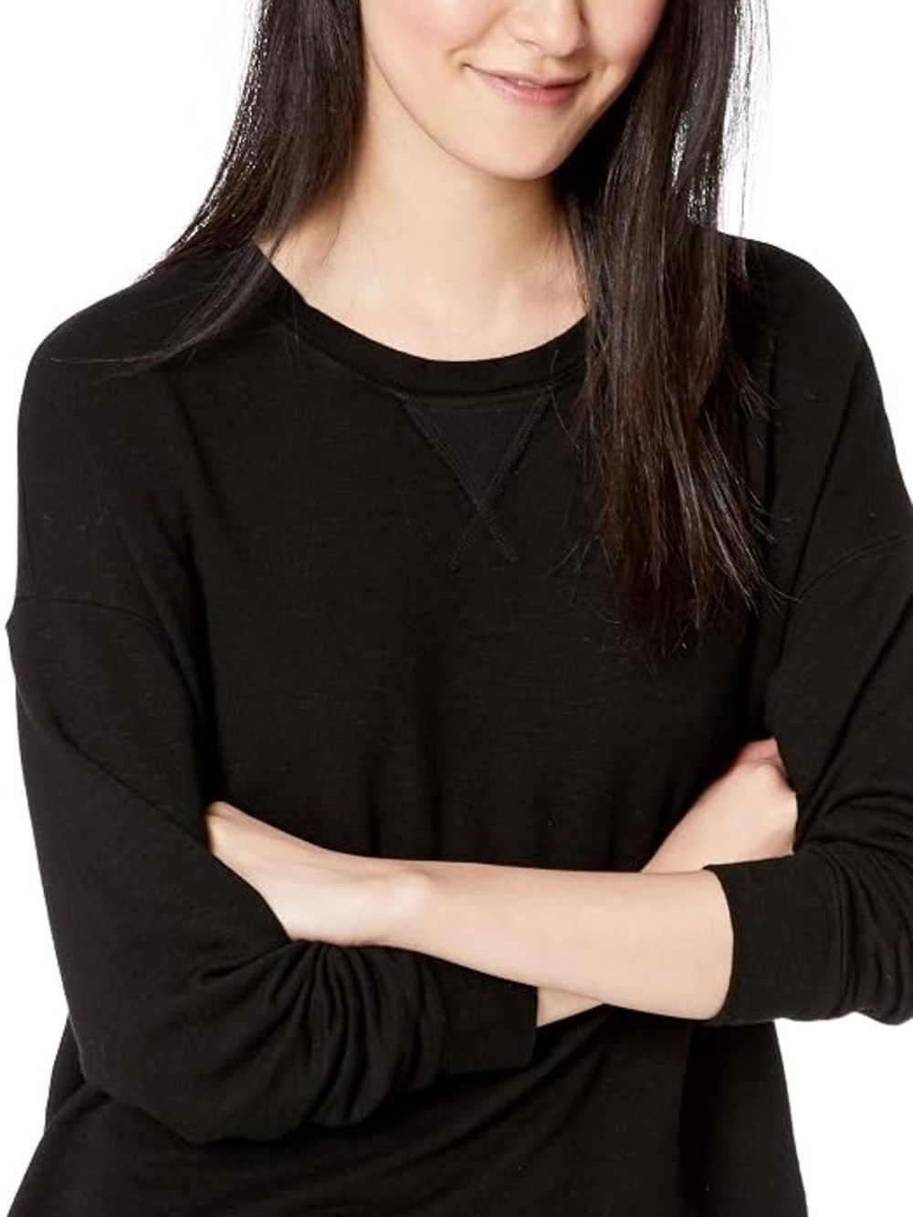 Splendid Black Long Sleeve Tee
